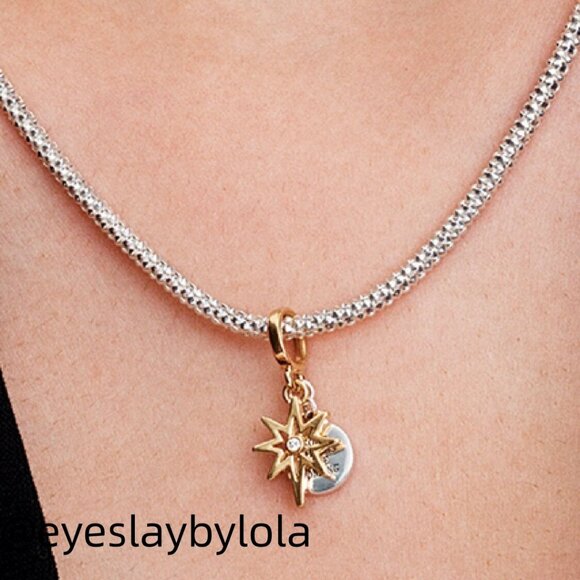 Pandora Engravable North Star Lab-grown Diamond Dangle Charm - Picture 2 of 7